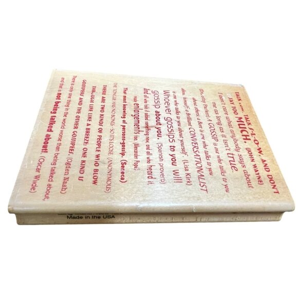 Hampton Art Stamps : Diffusion 2641 Talk Talk... Wooden Rubber Stamp Block - Picture 4 of 7